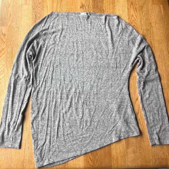 Stella & Dot Maette Ren Slouchy Knit Top Gray Size XL - Picture 3 of 11